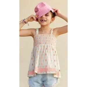 Matilda Jane Girls Dream chasers In‎ the Hammock Tank Top Size 8 New